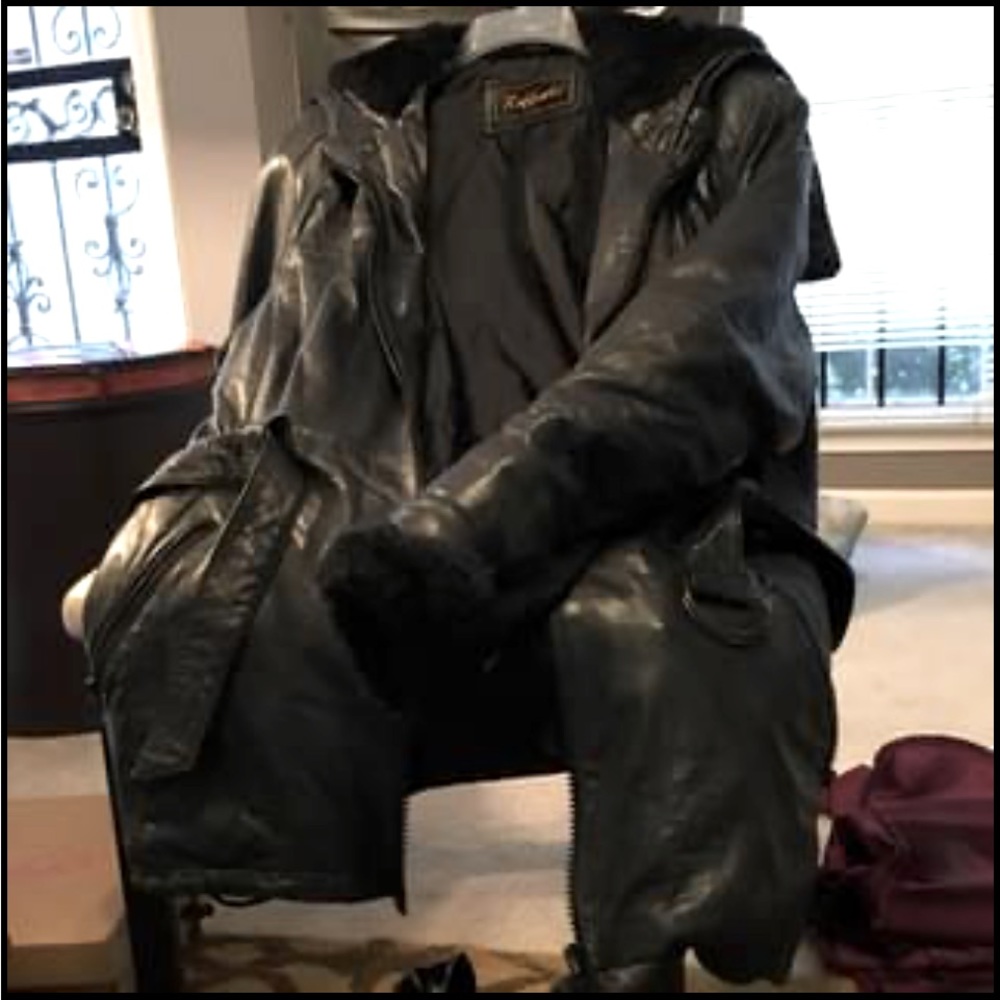 Leather jacket